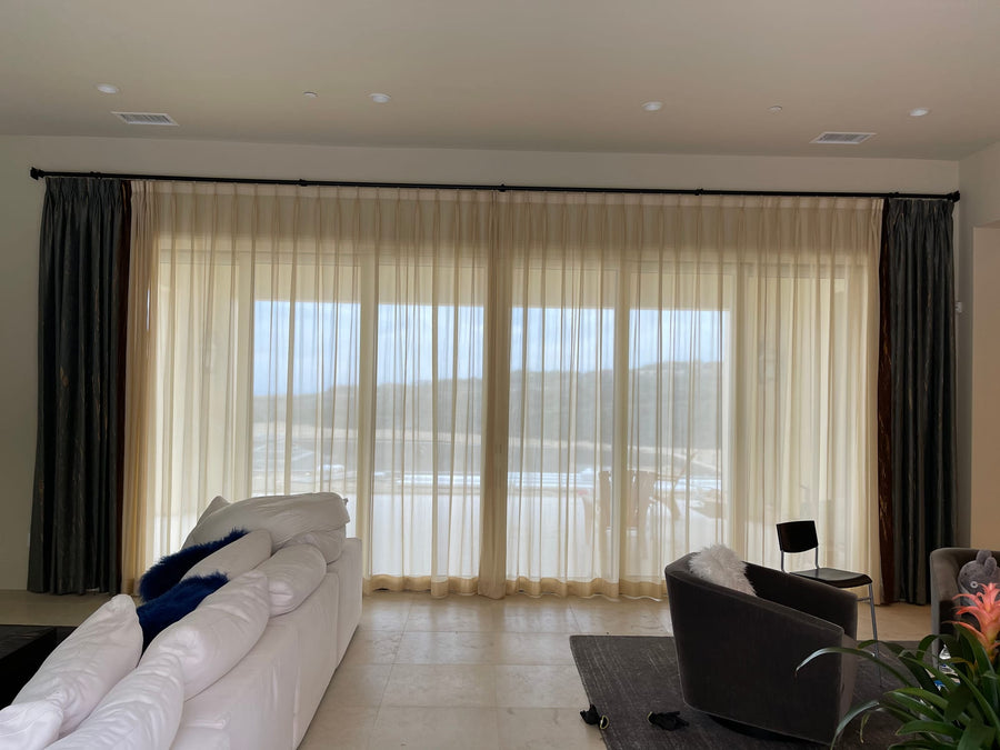 Layered Drapery Above the Coast