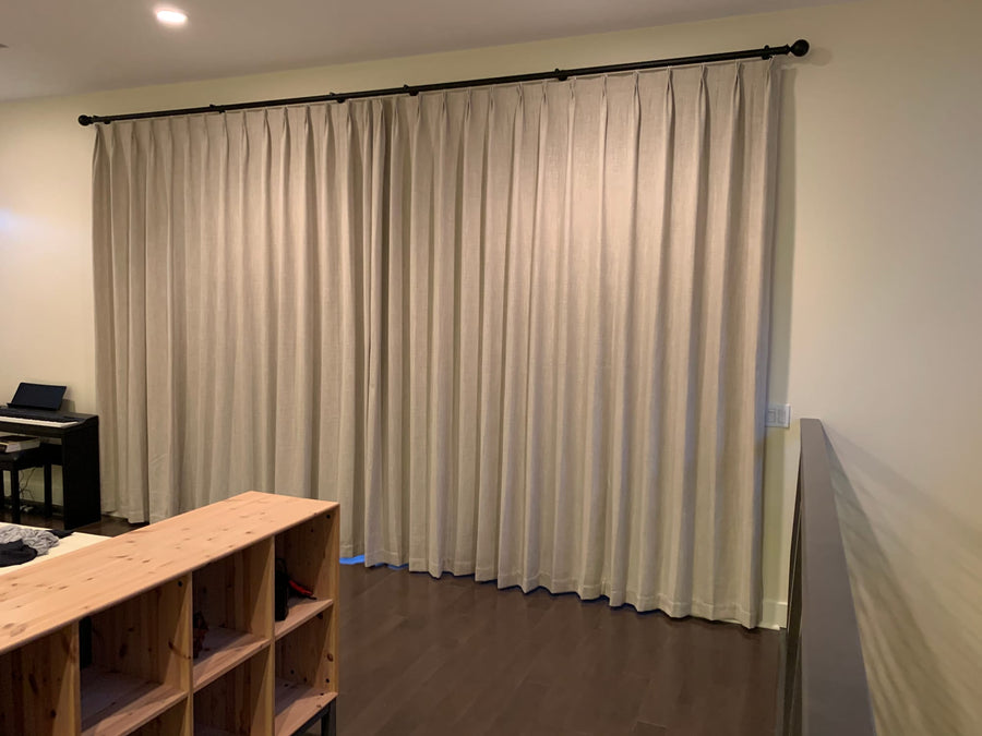 Quiet Linen Panels in Irvine