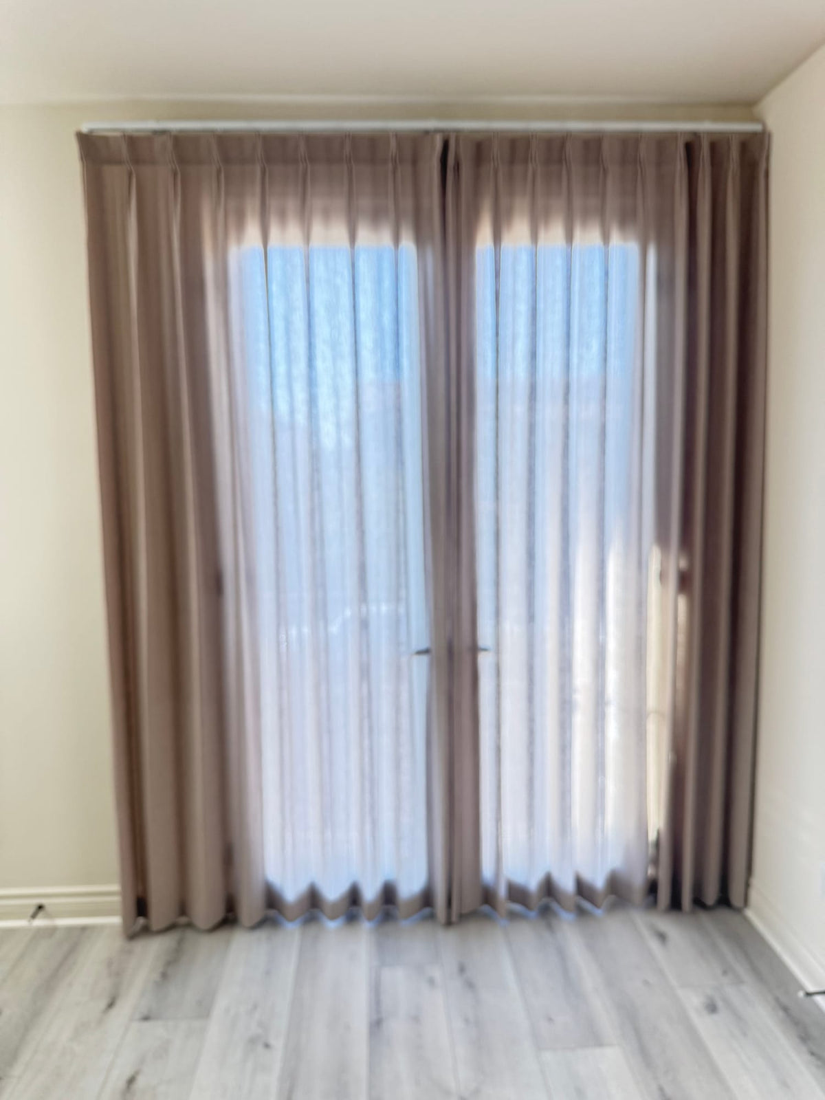 Layered Sheers in an Irvine Living Room