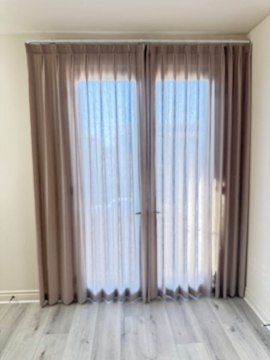 Layered Sheers in an Irvine Living Room