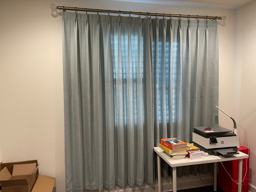 Pinch-Pleat Drapery in Chino Hills